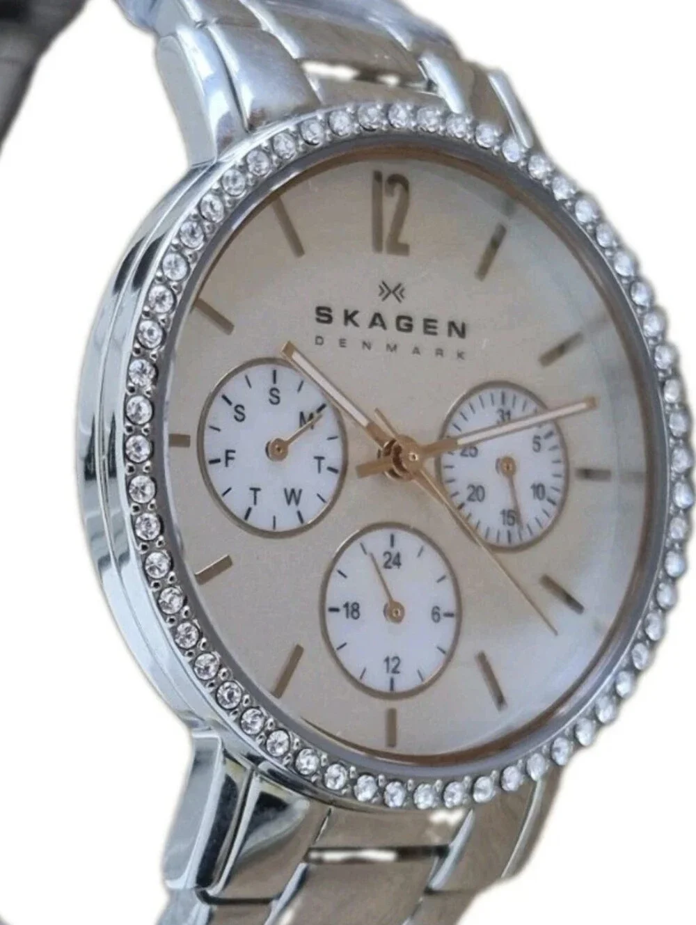 NWT Skagen Denmark Women's Watch 921SSXR ~ New Battery ~